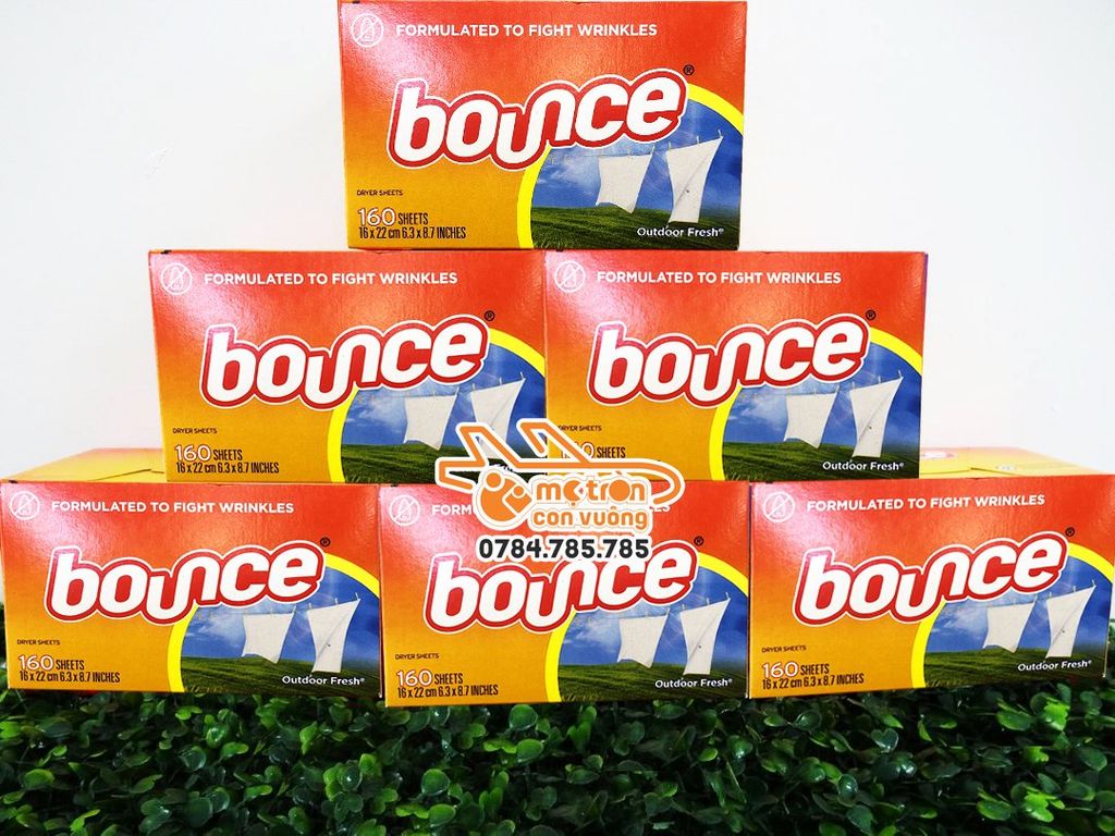 Giấy thơm quần áo Bounce 4 in 1 - 160 tờ