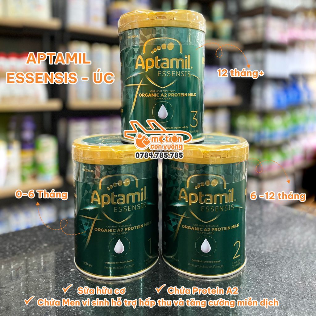 Sữa bột Aptamil Essensis số 3 (1 tuổi+ ) 900g