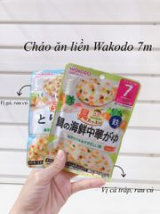 Cháo Ăn Liền Wakodo cá tráp, rau củ - 7th+