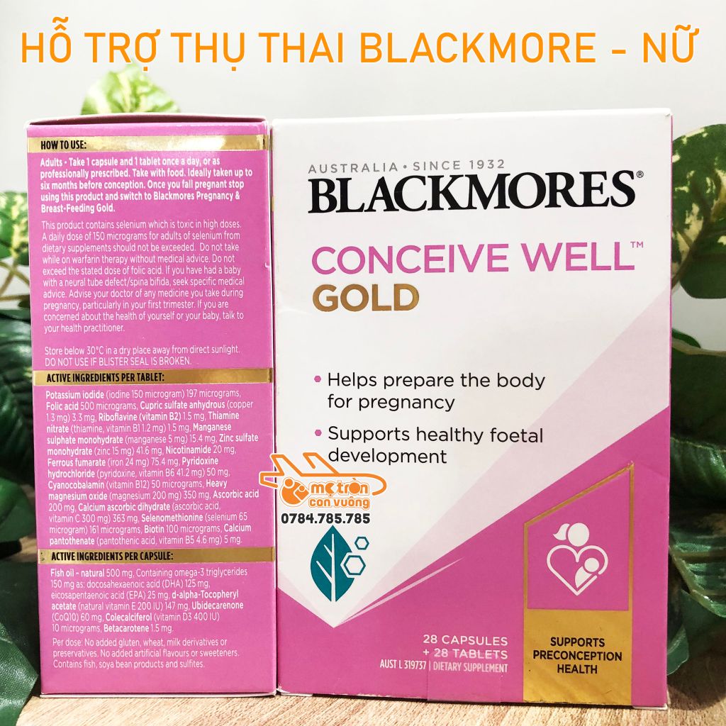 Thuốc hỗ trợ thụ thai cho nữ Blackmore