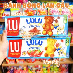 Bánh bông lan Lulu Pháp vị Socola - hộp 5 chiếc