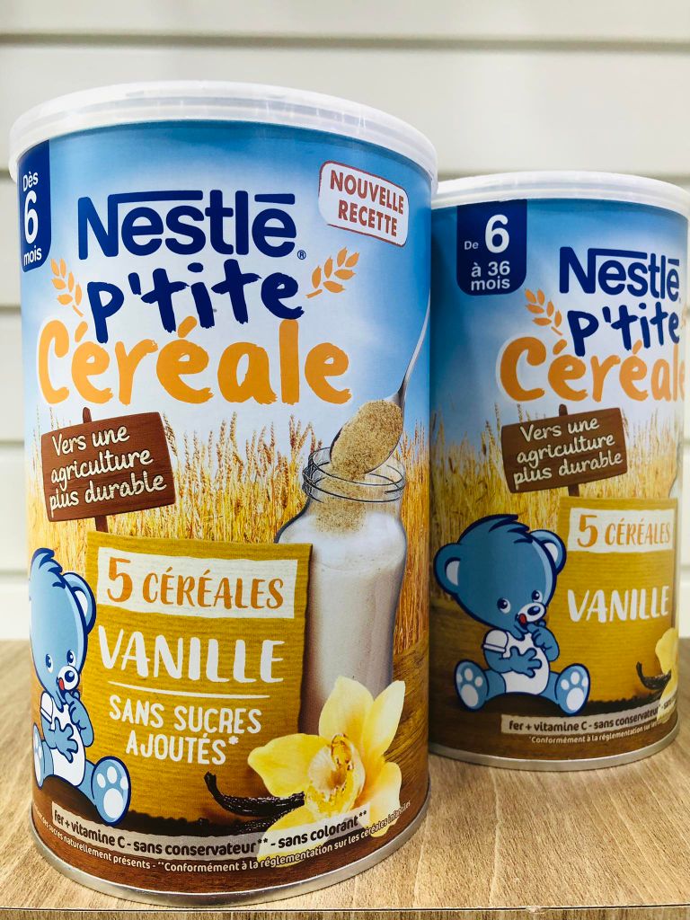 Bột lắc sữa Nestle vị vani (6 tháng+)