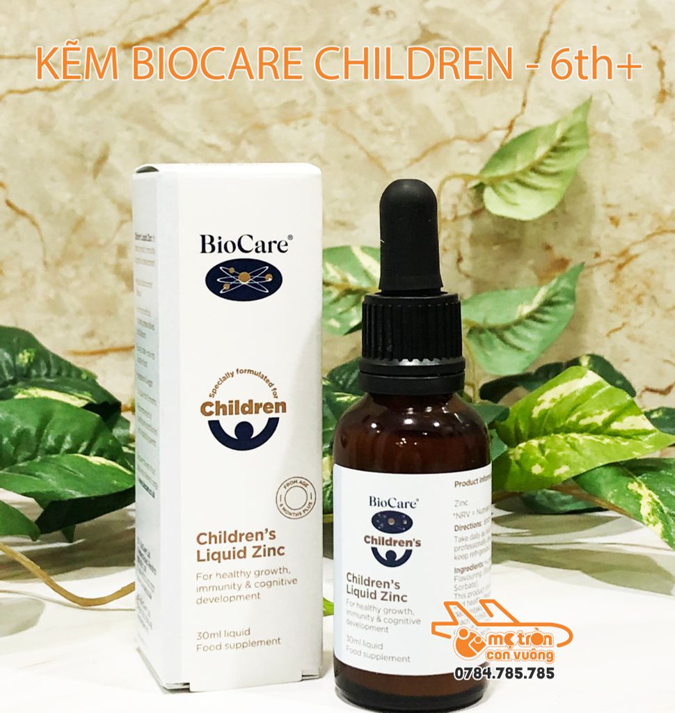 Kẽm Biocare 30ml (6th+)