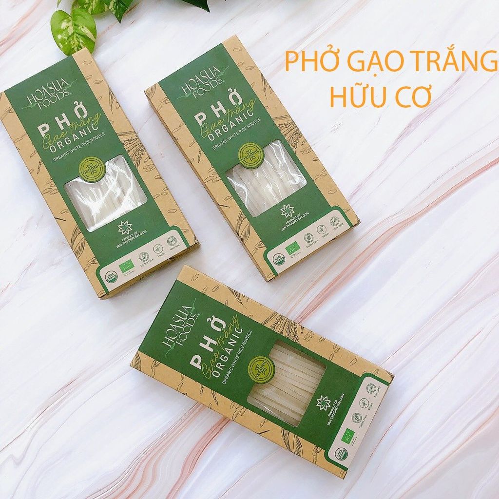 Phở gạo trắng hữu cơ Hoa Sữa 250g