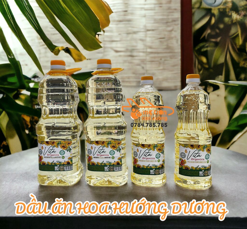 Dầu Hướng Dương organic Nga - 2 lít