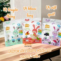 Bánh gạo ăn dặm hữu cơ Nobi vị truyền thống - 6th+