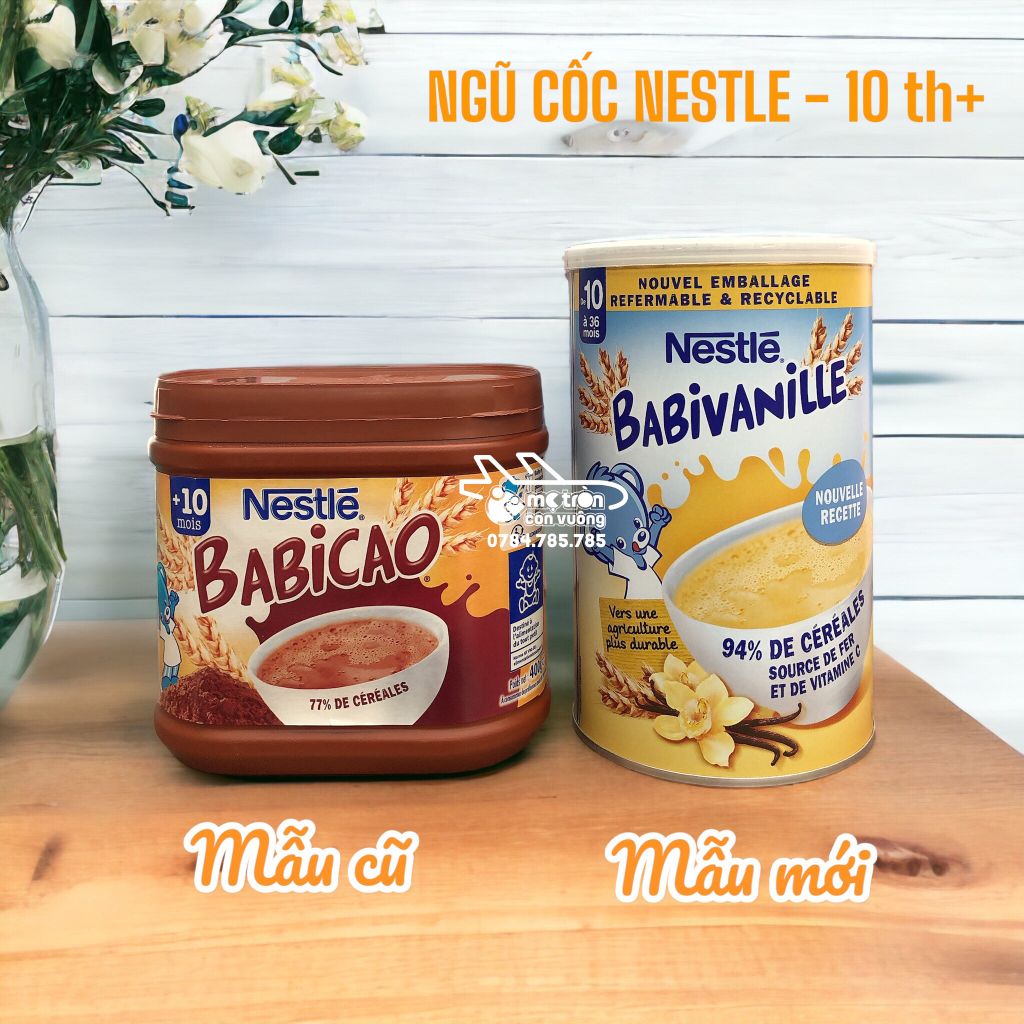 Bột ngũ cốc ăn sáng Nestle vị Vanni 400gr (10th+)