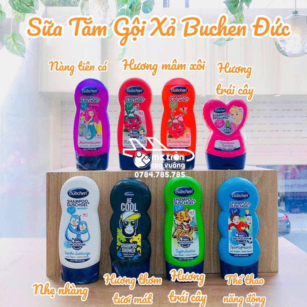 Dầu gội & sữa tắm Bubchen 230ml