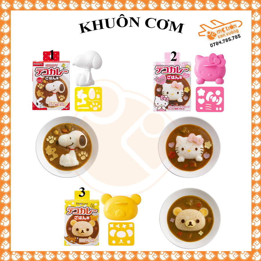 Khuôn tạo hình cơm Kitty