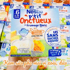 Kem sữa phô mai vị xoài Nestle - 6th+