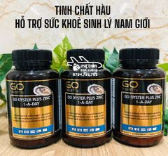 Tinh chất hàu Go Oyster Plus Zinc Úc - 60 viên