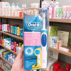 Bàn chải điện Oral-B Vitality Sensitivi Clean + 2 Brush heads