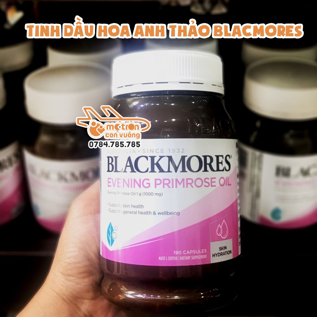 Tinh dầu hoa anh thảo Blackmore 190 viên