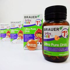 DHA cho bé Brauer 60 viên (7 tháng+)