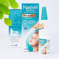 Xịt mũi Nasivin 10ml (1-6 tuổi)