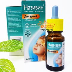 Nhỏ mũi Nasivin 10ml (1-6 tuổi)