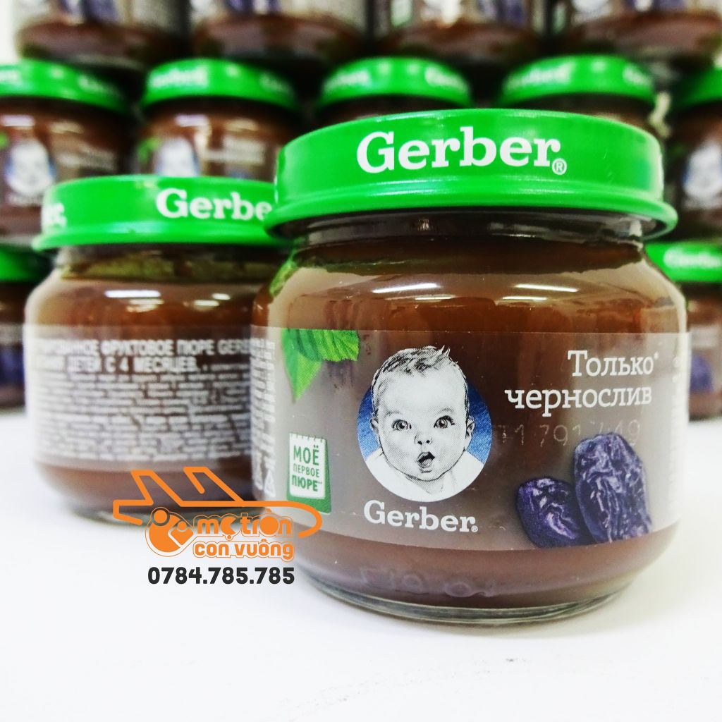 Mận đen nghiền Gerber Nga 80g (6 tháng+)