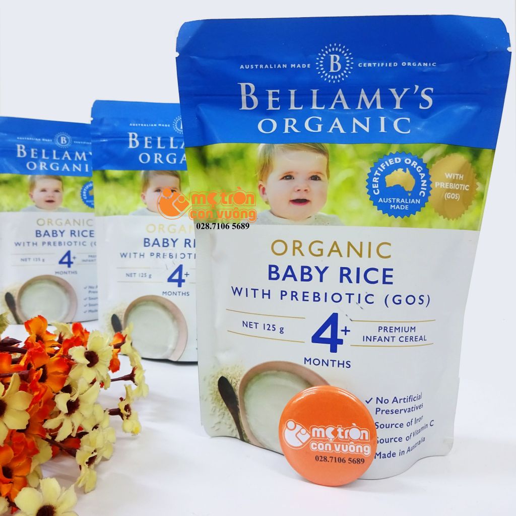 Bột ăn dặm Bellamy vị gạo (4 tháng+)