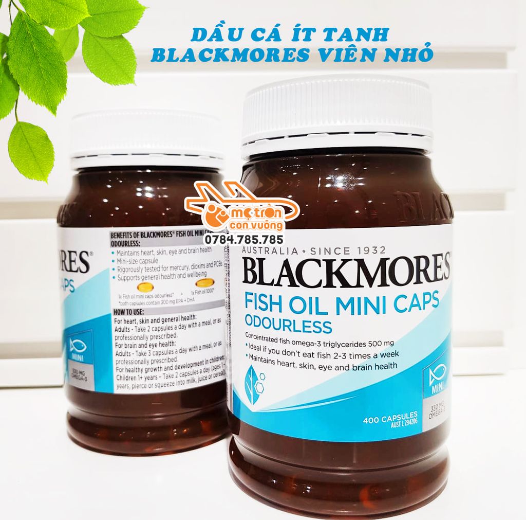 Dầu cá Blackmores 400 viên