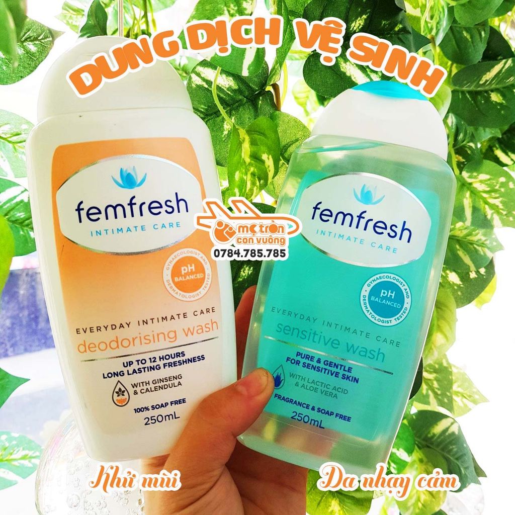 Dung dịch vệ sinh phụ nữ Femfresh Daily 250ml