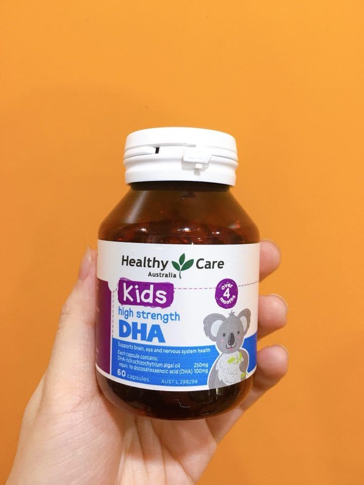 DHA cho bé Healthy care 60 viên (4 tháng+)