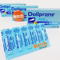 Hạ sốt đút đít Doliprane 150mg