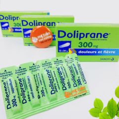 Hạ sốt đút đít Doliprane 300mg