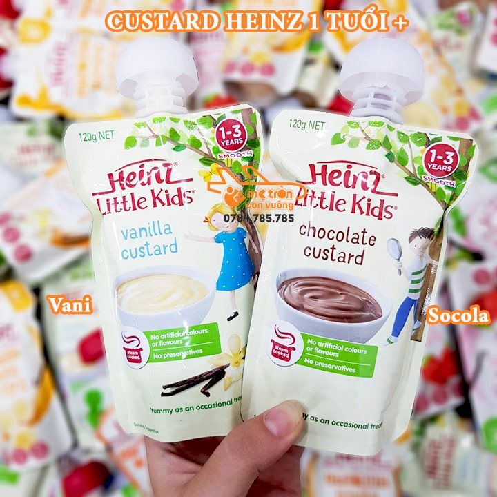 Custard Heinz vị vani 120g (1 tuổi+)