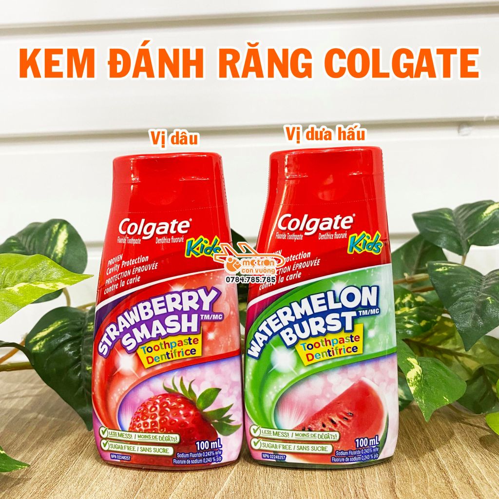 Kem đánh răng Colgate Canada vị dâu