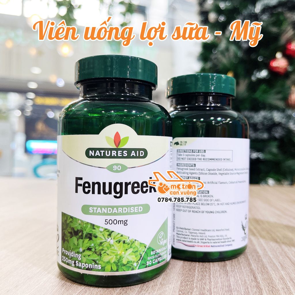 Viên uống lợi sữa Natures Aid 90 viên