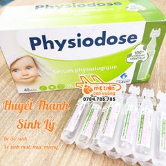 Nước muối sinh lý Physiodose xanh 40x5ml