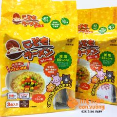 Mì ramen vị cà ri 29gx3 (1 tuổi+)