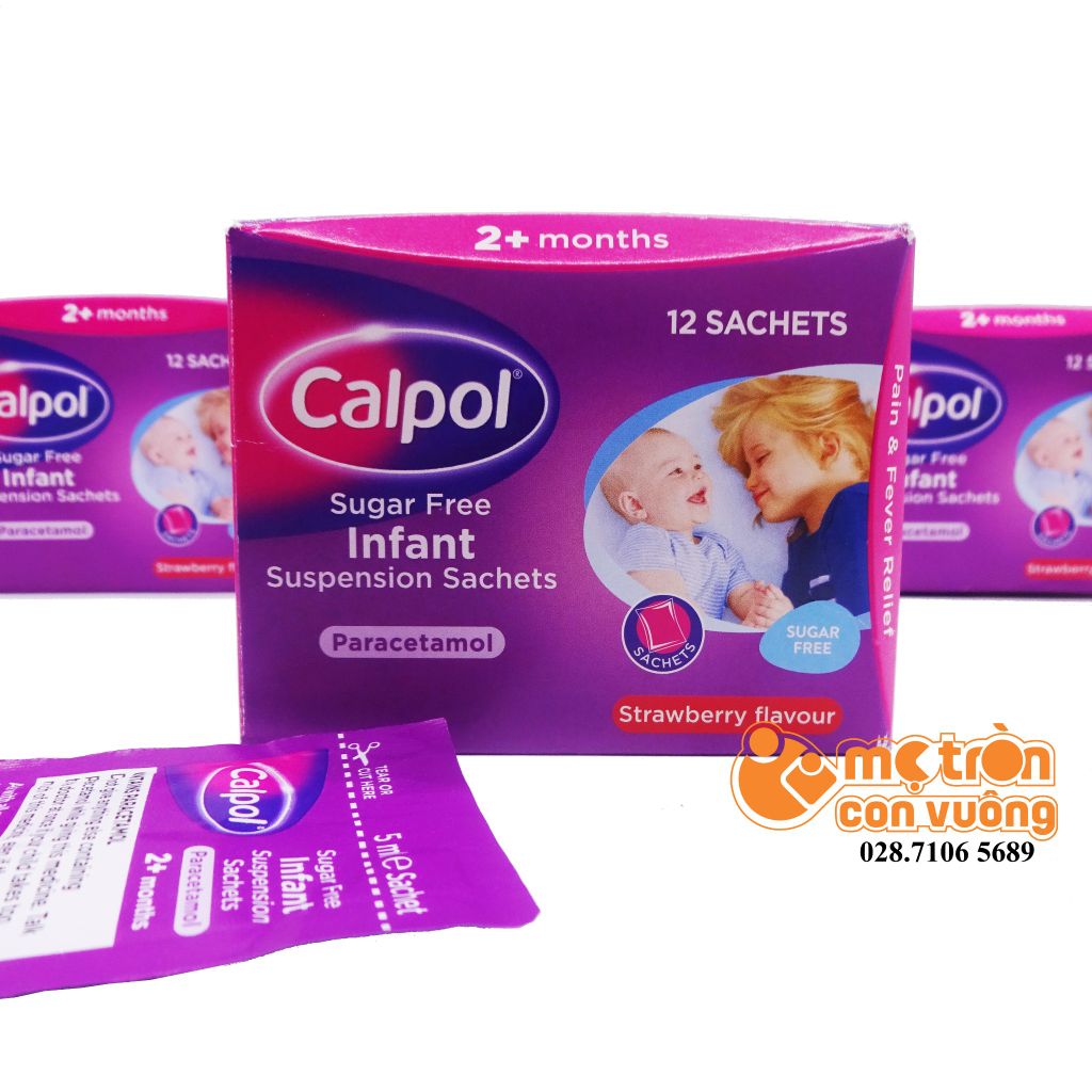 Siro hạ sốt Calpol 5mlx12 (2 tháng+)