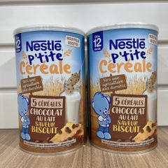 Bột lắc sữa Nestle vị socola, bánh bích quy (12 tháng+)