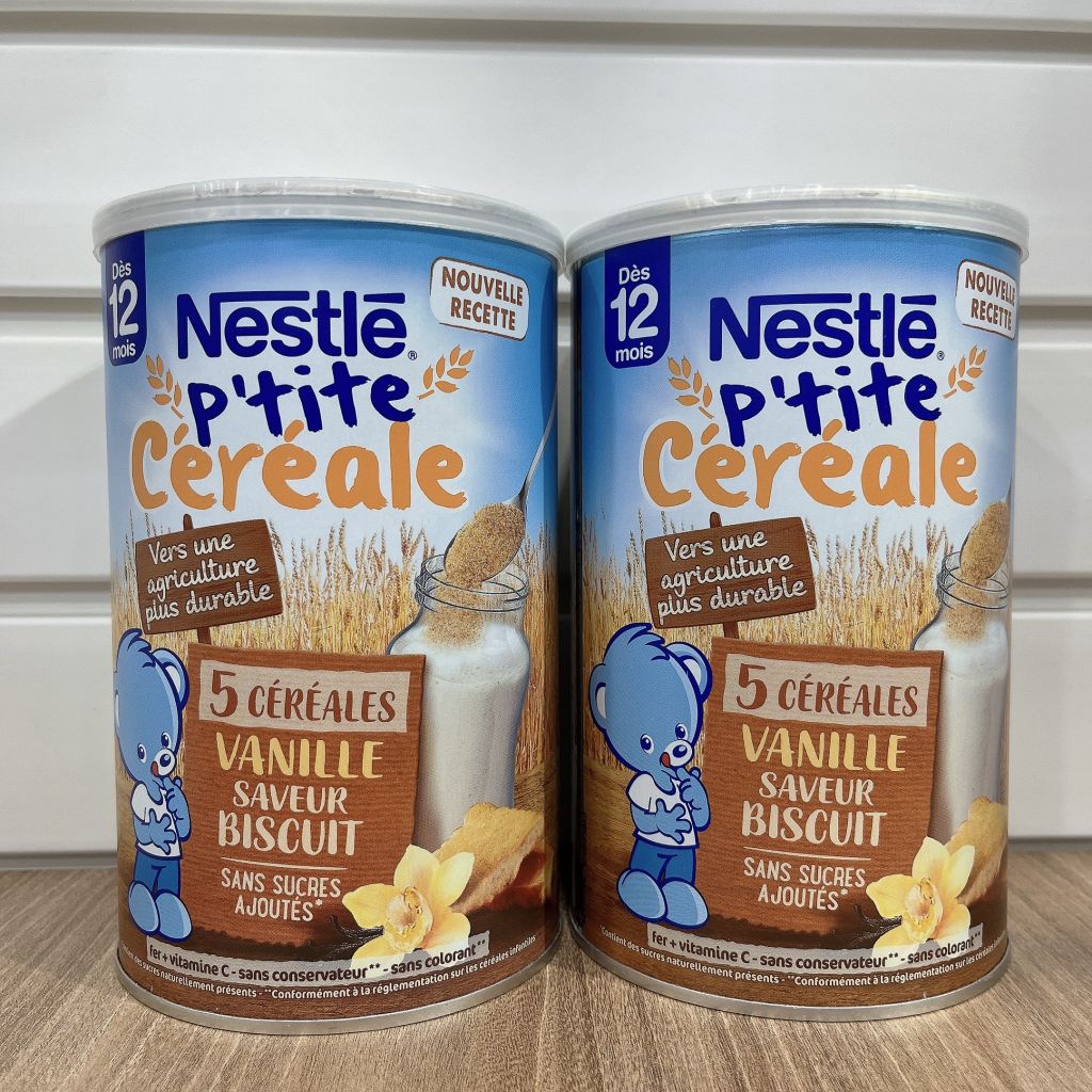 Bột lắc sữa Nestle vị Vani Bích quy (12 tháng+)