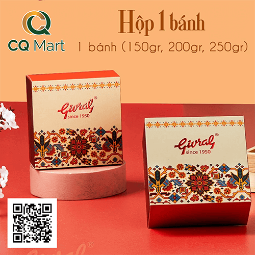 Hộp 1 Bánh - Bánh Trung Thu Givral