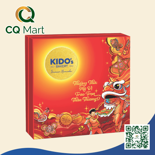 Bánh trung thu Kido - Hộp Mỹ Vị Anh Khang Đỏ