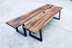 BĂNG GHẾ GỖ WENGE 1M2