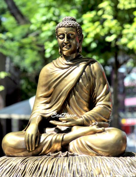 Tượng Phật Thích Ca Mâu Ni bằng Đồng cao 60cm