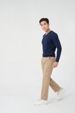  Áo len nam cao cấp THMAL028 màu xanh Navy - Merriman 