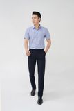  Quần kaki nam ống suông Merriman mã THMKP027 có ly màu Navy 