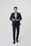  Vest bộ nam màu xanh Navy Merriman mã THMOV057 chất liệu nano 