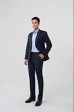  Vest bộ nam màu xanh Navy Merriman mã THMOV057 chất liệu nano 