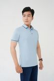  Áo polo nam sợi cà phê Merriman mã THMTS044 màu blue 