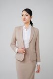  Áo vest nữ công sở Merriman mã THWV6 màu Beige nano cao cấp 