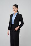  Áo vest nữ công sở Merriman mã THWV6 màu đen 