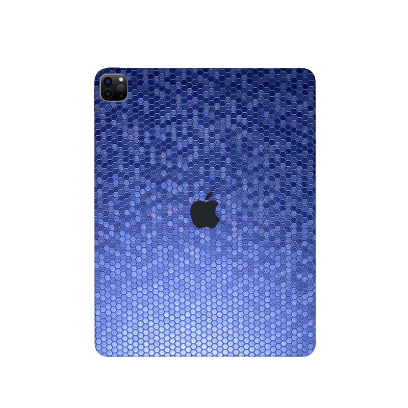  Skin iPad Deep Blue Honeycomb 