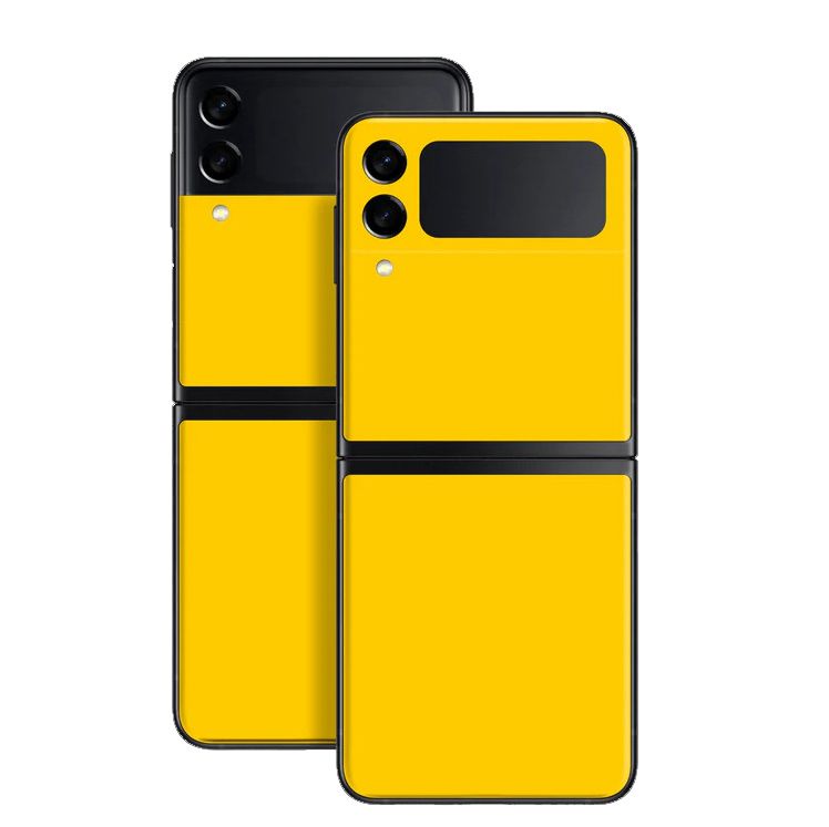  Skin Samsung Galaxy Z Flip Bright Yellow 