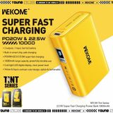  Pin dự phòng Wekome WP-381 dung lượng 10.000mAh sạc nhanh 