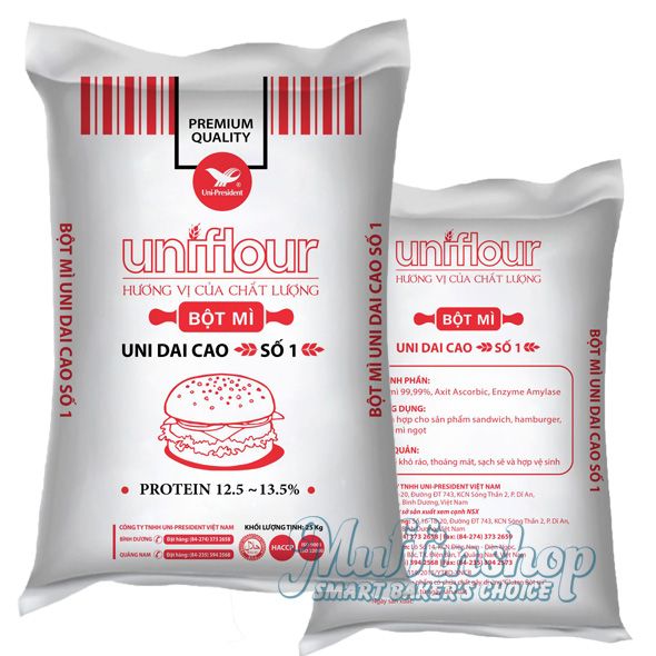 Bột mì Uniflour Dai cao Số 1 bao 25kg